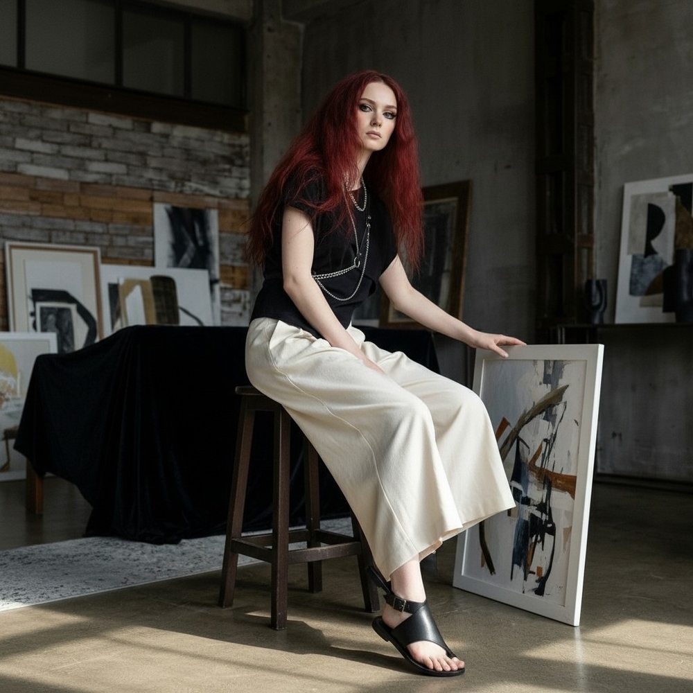 Maeve Anthropologie The Avery Pleated Wide Leg Crop Pants Cream 2 - Picture 3 of 16